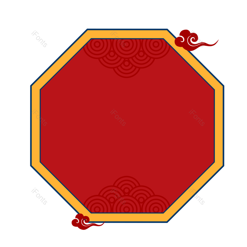 边框图片,复古元素,中国风PNG,文本框免抠素材